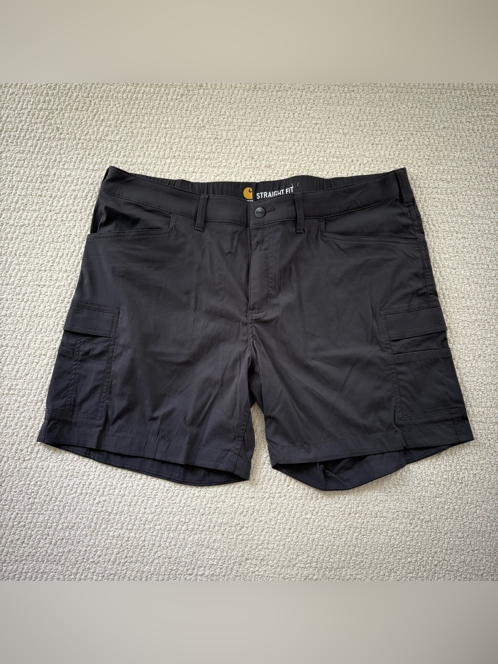 Carhartt Black Straight Fit Women’s Cargo Shorts